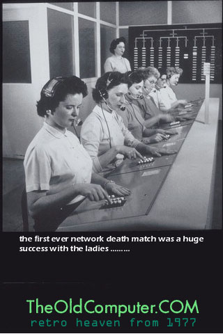 Ladies of the old computer